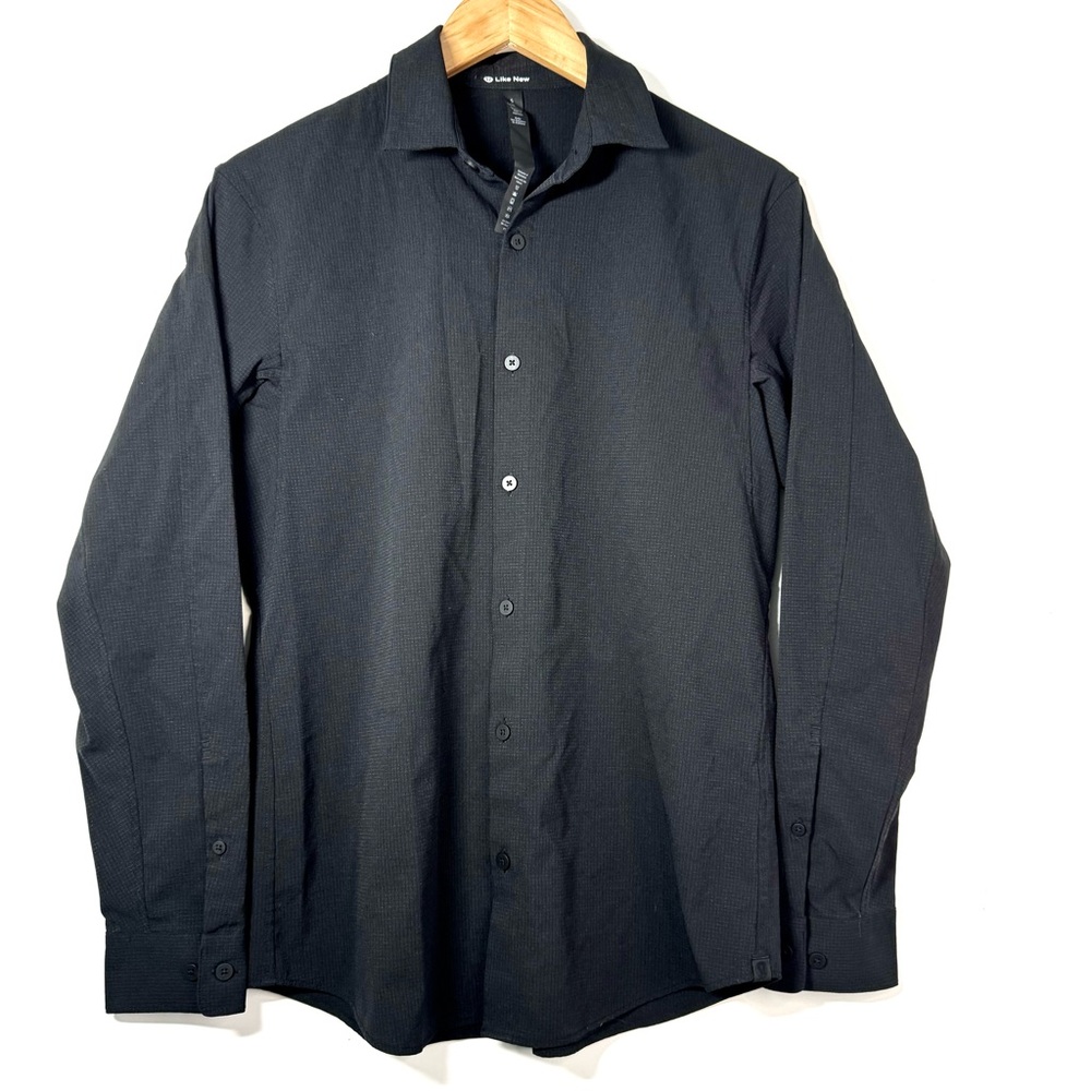 Lululemon Black Dress Shirt Slim Fit Size Small